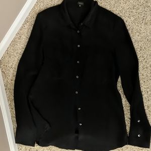 Baton 100 Percent Silk button up